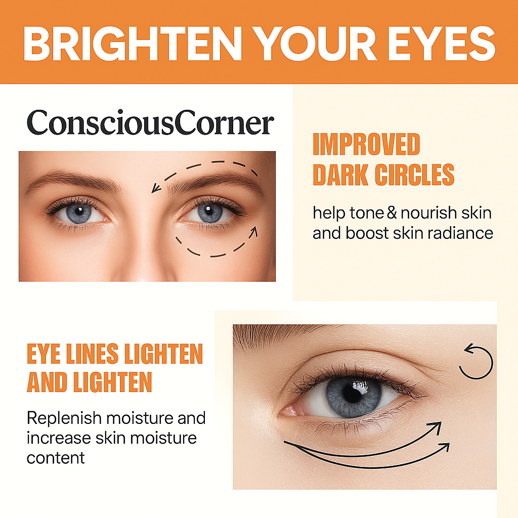 Vitamin C Brightening Eye Balm | Reduces Puffiness & Dark Circles