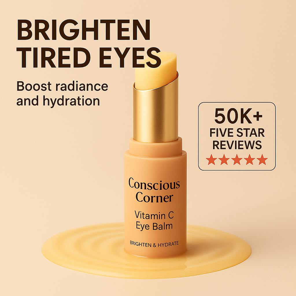 Vitamin C Brightening Eye Balm | Reduces Puffiness & Dark Circles